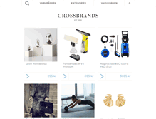 Tablet Screenshot of crossbrands.se